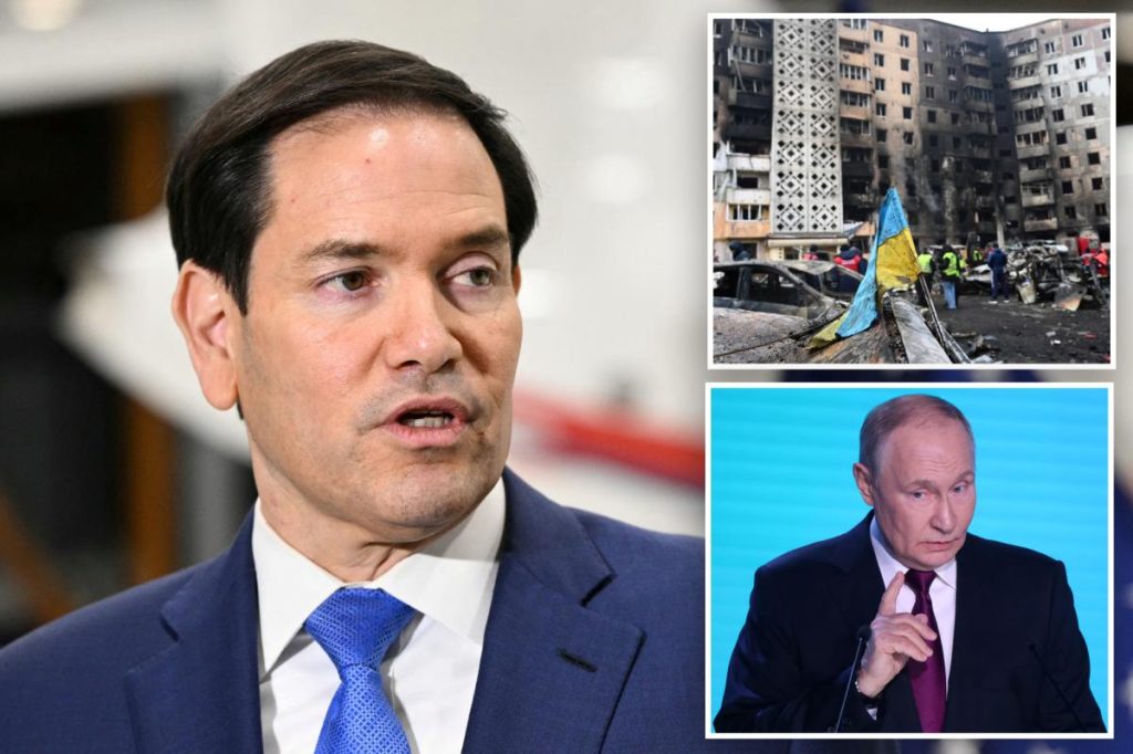 Rubio casts doubt on pro-Russian  Ukraine peace plan, touts ‘realistic ideas’ to end war