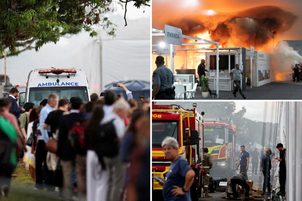 UN climate summit COP30 thrown into chaos after raging inferno causes evacuation