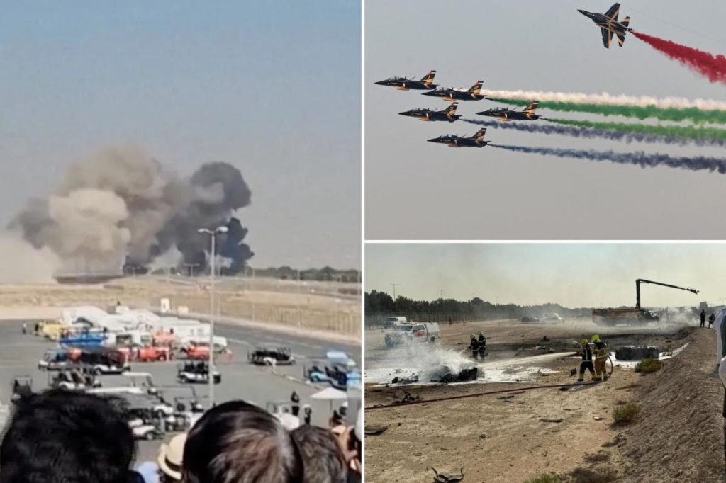 Indian fighter jet crashes at Dubai Air Show, kills pilot