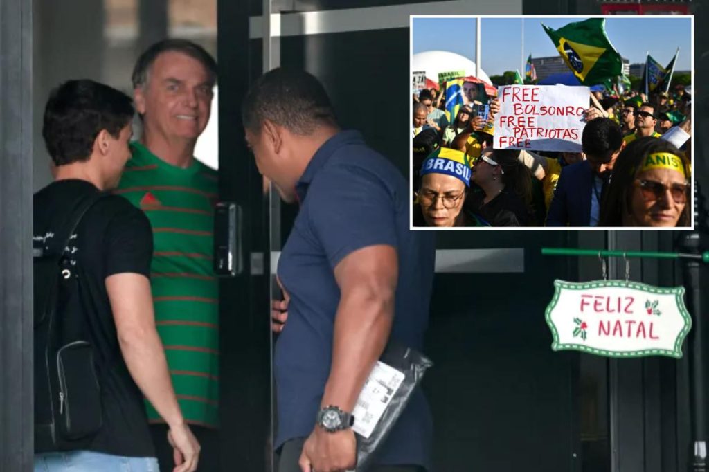 Brazil’s ex-President Jair Bolsonaro detained by police, lawyer says