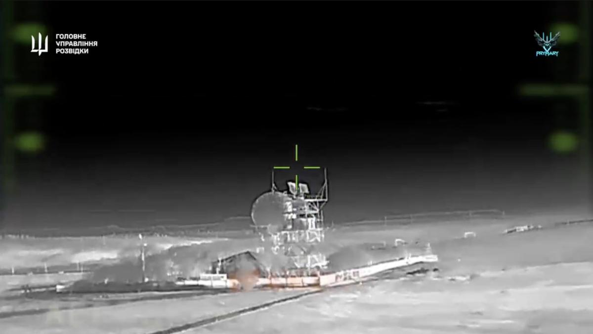 Ukrainian military shares video of wild strikes against Russian assets in Crimea