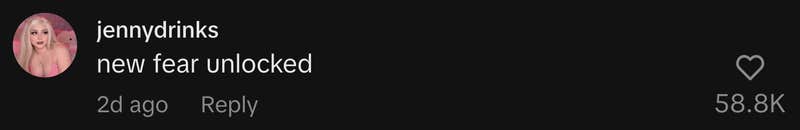 "new fear unlocked."