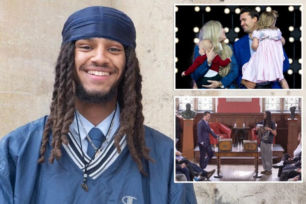 Ousted Oxford Union president-elect George Abaraonye apologizes to Charlie Kirk’s family for celebrating assassination