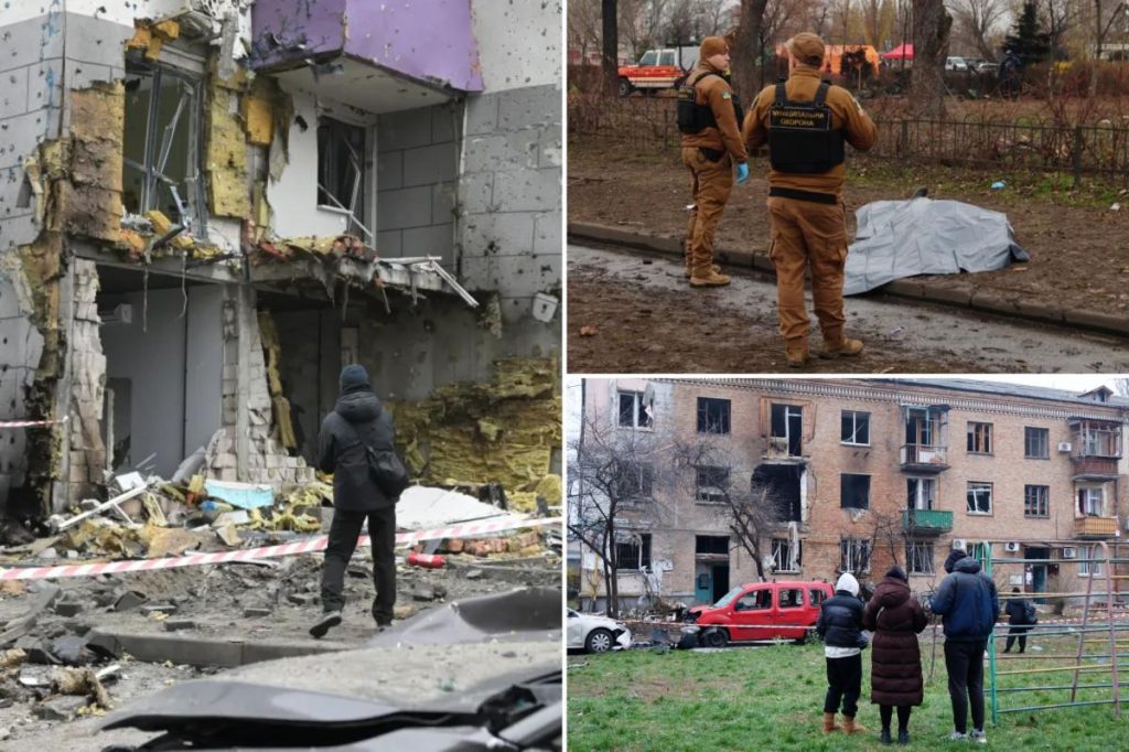 Russia attack on Kyiv kills three as efforts to end Ukraine war gain momentum