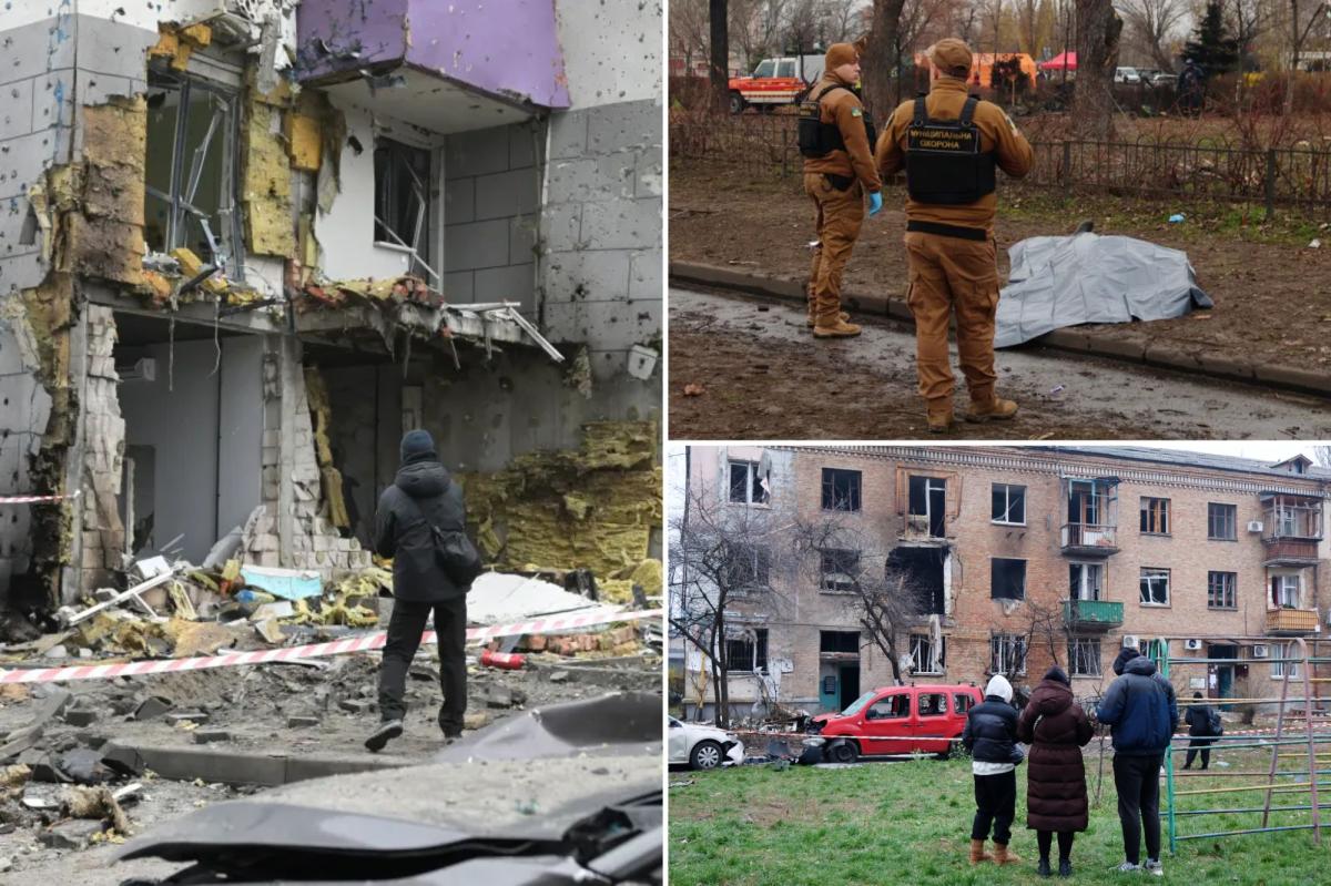 Russia attack on Kyiv kills three as efforts to end Ukraine war gain momentum