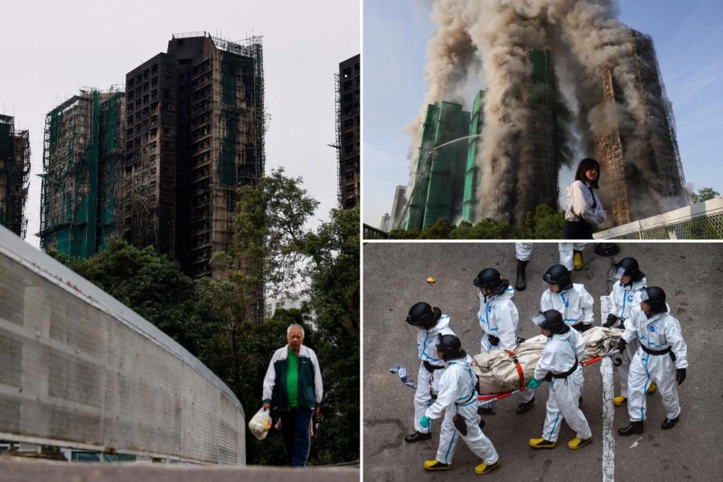 Death toll in Hong Kong fire rises to 146 after more bodies found in apartment complex