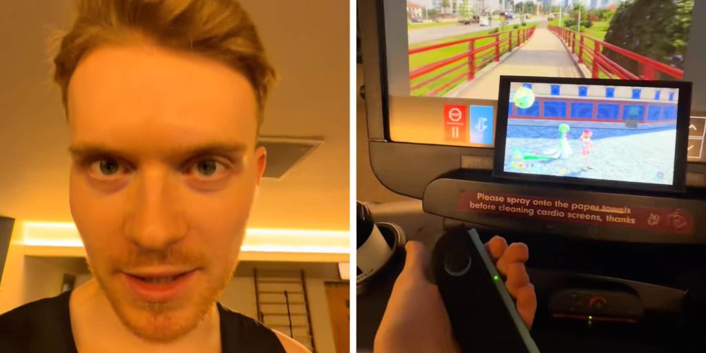 "Big brain genius": Gamer finds the ultimate "lazy" hack to trick himself into going to the gym