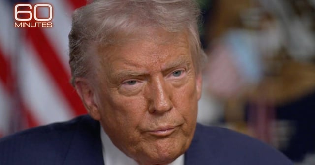 CBS Cuts Trump’s Corruption Tantrum From ‘60 Minutes’ Edit