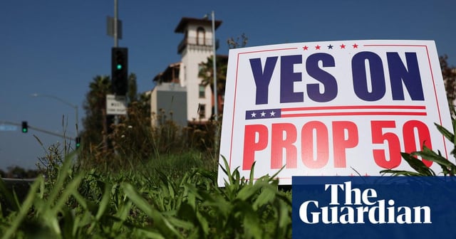 California set to approve Prop 50 as voters signal displeasure with Trump