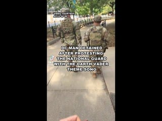 DC Cops Sued After Arresting A Man For Playing Darth Vader’s Theme Music Near Federal Troops