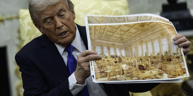 Dems Introduce Bill to 'Stop Apparent Bribery Involving Trump Ballroom Donations'