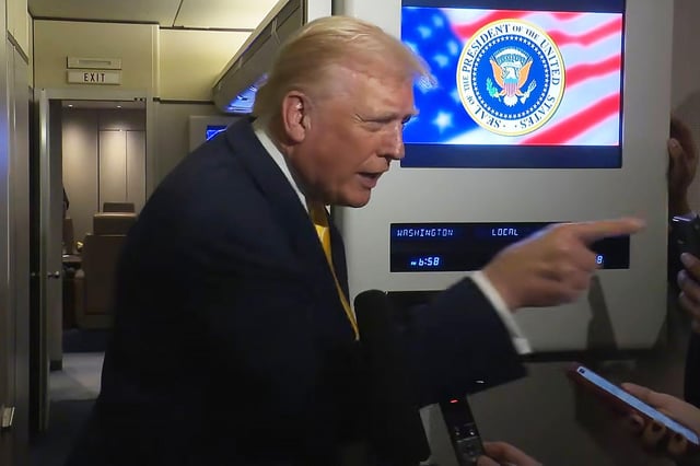 Donald Trump Snaps at Female Reporter Who Asks About Epstein Files: 'Quiet Piggy'
