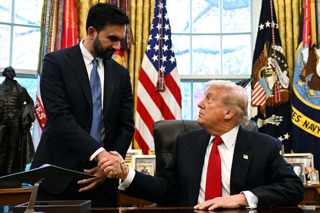 Donald Trump 'Sticks Up' for Zohran Mamdani When Conservative Reporters Attack, Adds He'd Live in Mamdani's New York