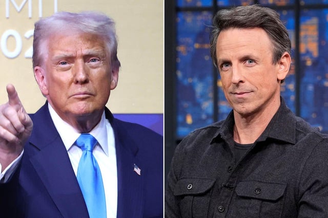 Donald Trump Suggests Seth Meyers Mocking Him on 'Late Night' Is: “100% ANTI TRUMP, WHICH IS PROBABLY ILLEGAL!!!” The president wrote of the ‘Late Night’ host’