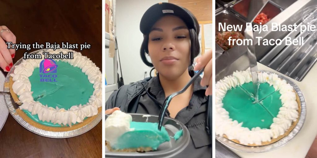 Fresh outta Chernobyl": Taco Bell's Baja Blast Pie is real and people are torn between "surprisingly good" and "radioactive dessert