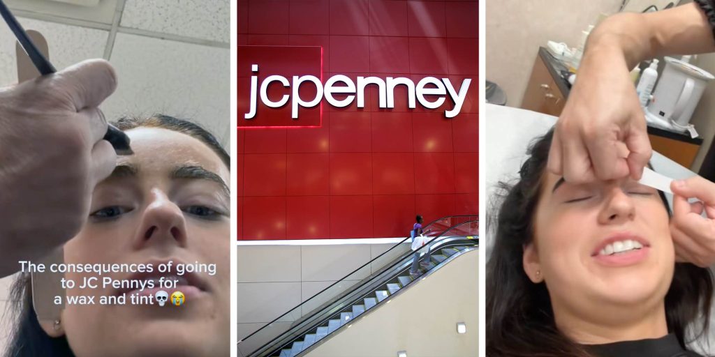 "Genuinely a health concern": JCPenney salon blasted after routine brow wax and tint goes wrong