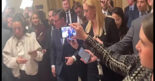 House Speaker Mike Johnson says Senate must stop the Epstein files bill