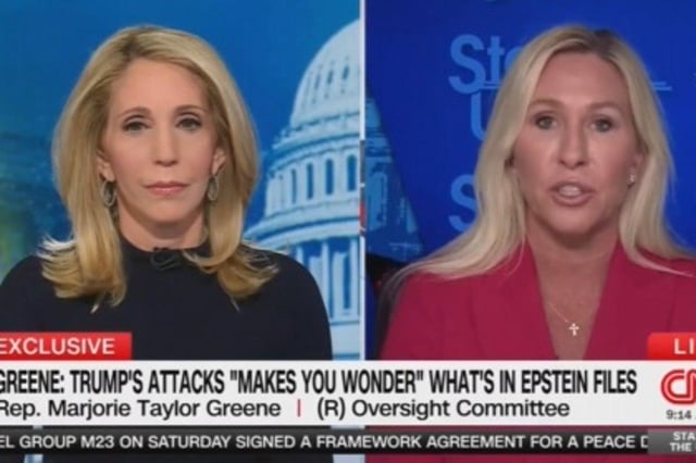 Marjorie Taylor Greene casts doubt on Trump ‘s MAGA credentials and suggests he is being pressured to cover up Epstein files