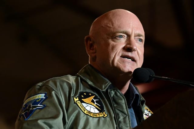 Mark Kelly Says Trump Is Inciting Political Violence Against Him: 'People Listen To What He Says' - "is it stressful? I've been stressed by things more important than trump trying to intimidate me into shutting my mouth," Kelly said