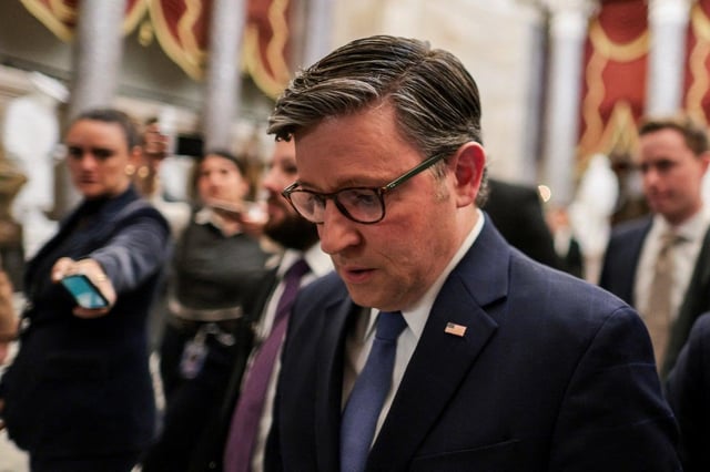 Mike Johnson who railed against the Epstein bill - but voted for it - is now mad the Senate approved the measure