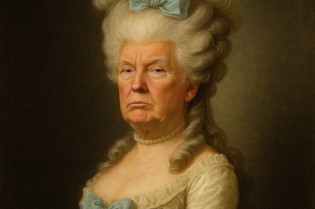Newsom uses AI picture of Trump as Marie Antoinette to blast his Mar-a-Lago trip