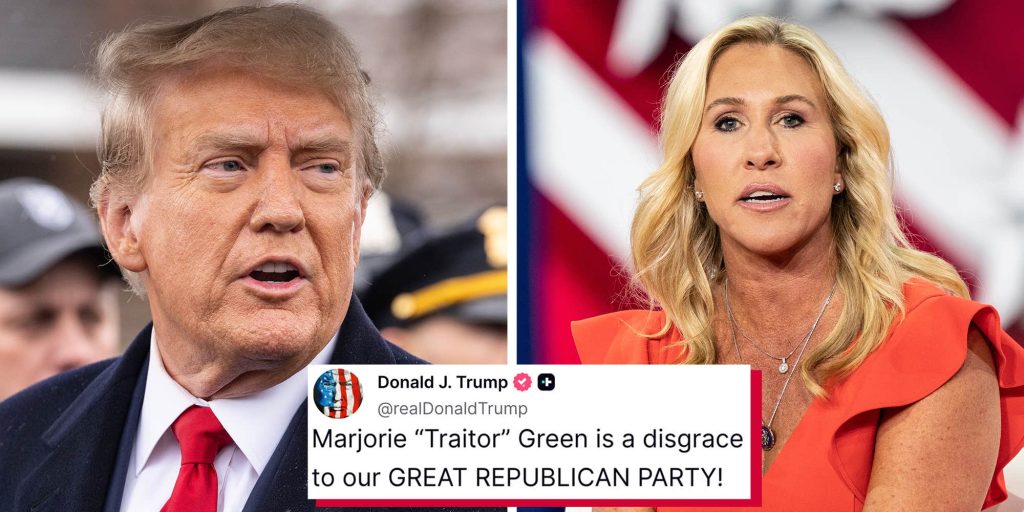 "Nobody cares about this traitor!": Trump barrages former ally MTG with insults and nicknames as their public feud escalates