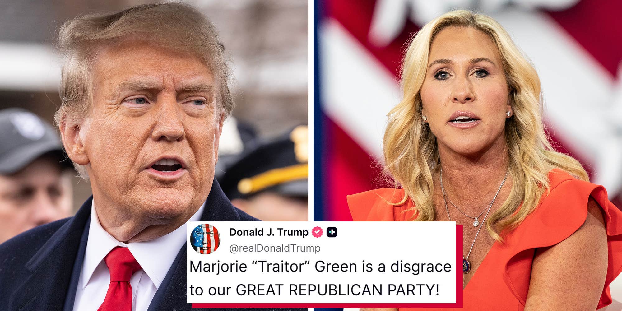 "Nobody cares about this traitor!": Trump barrages former ally MTG with insults and nicknames as their public feud escalates