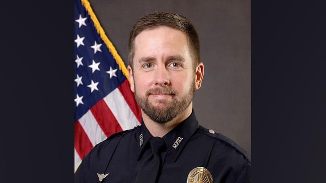 Officer in critical condition after being struck by the vice president's motorcade