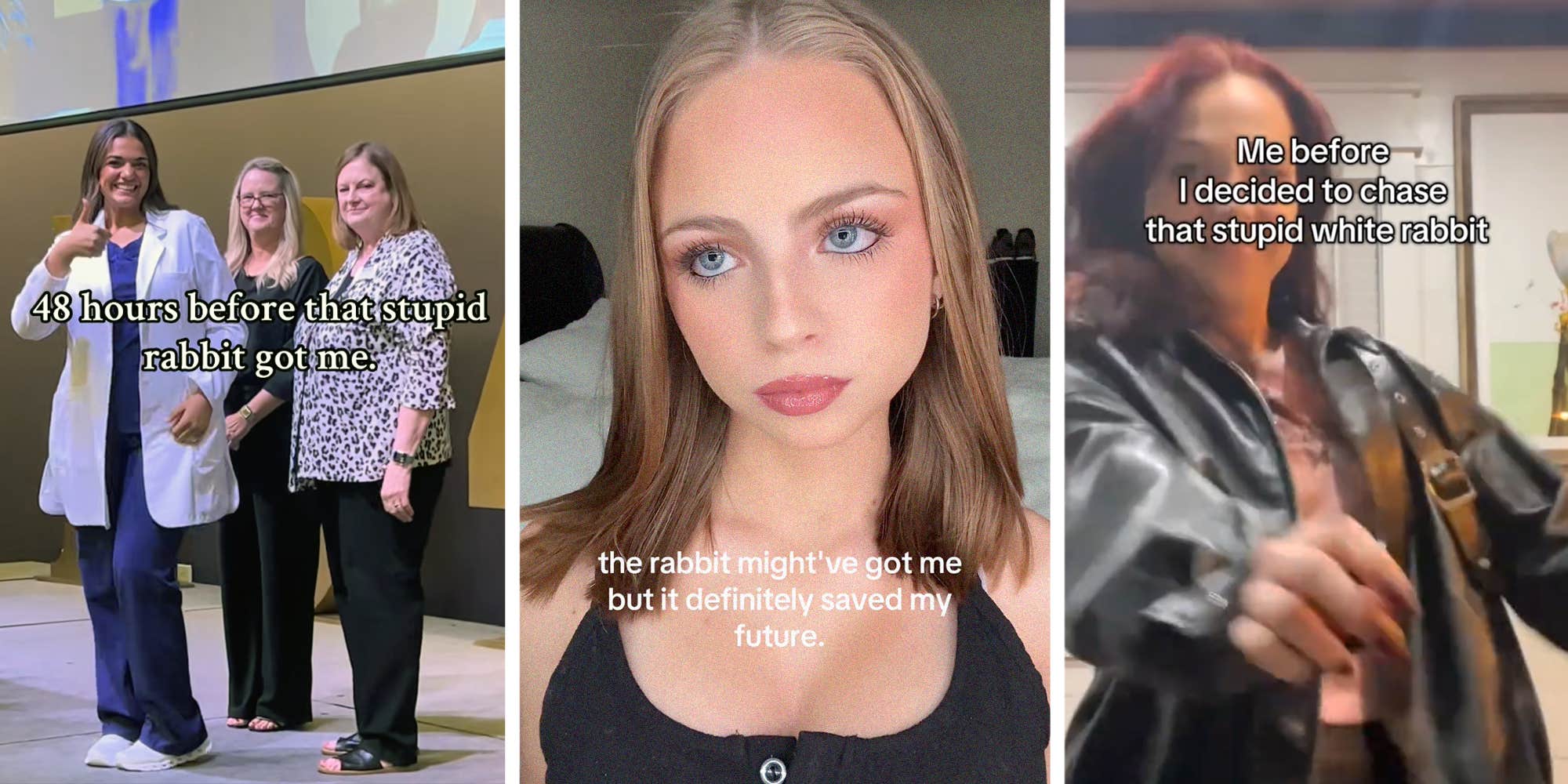 People's life-altering stories about the time "the rabbit got me" are going viral online. What does it mean?