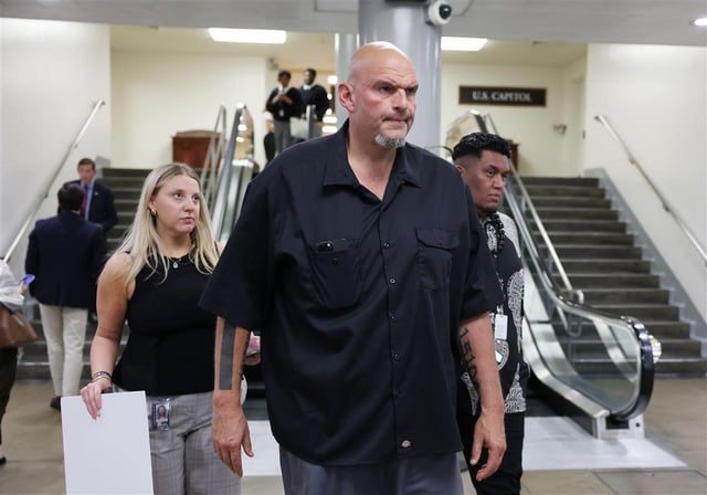 Sen. Fetterman casts key vote in shutdown deal that other Democrats call 'capitulating'