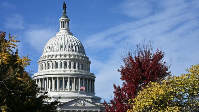 Senate passes bill to reopen government, as 8 Democrats break with their party