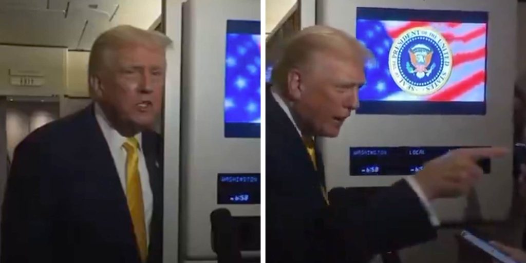 "So unprofessional and tacky": White House issues response after Trump tells reporter "quiet, piggy" for asking about Epstein files