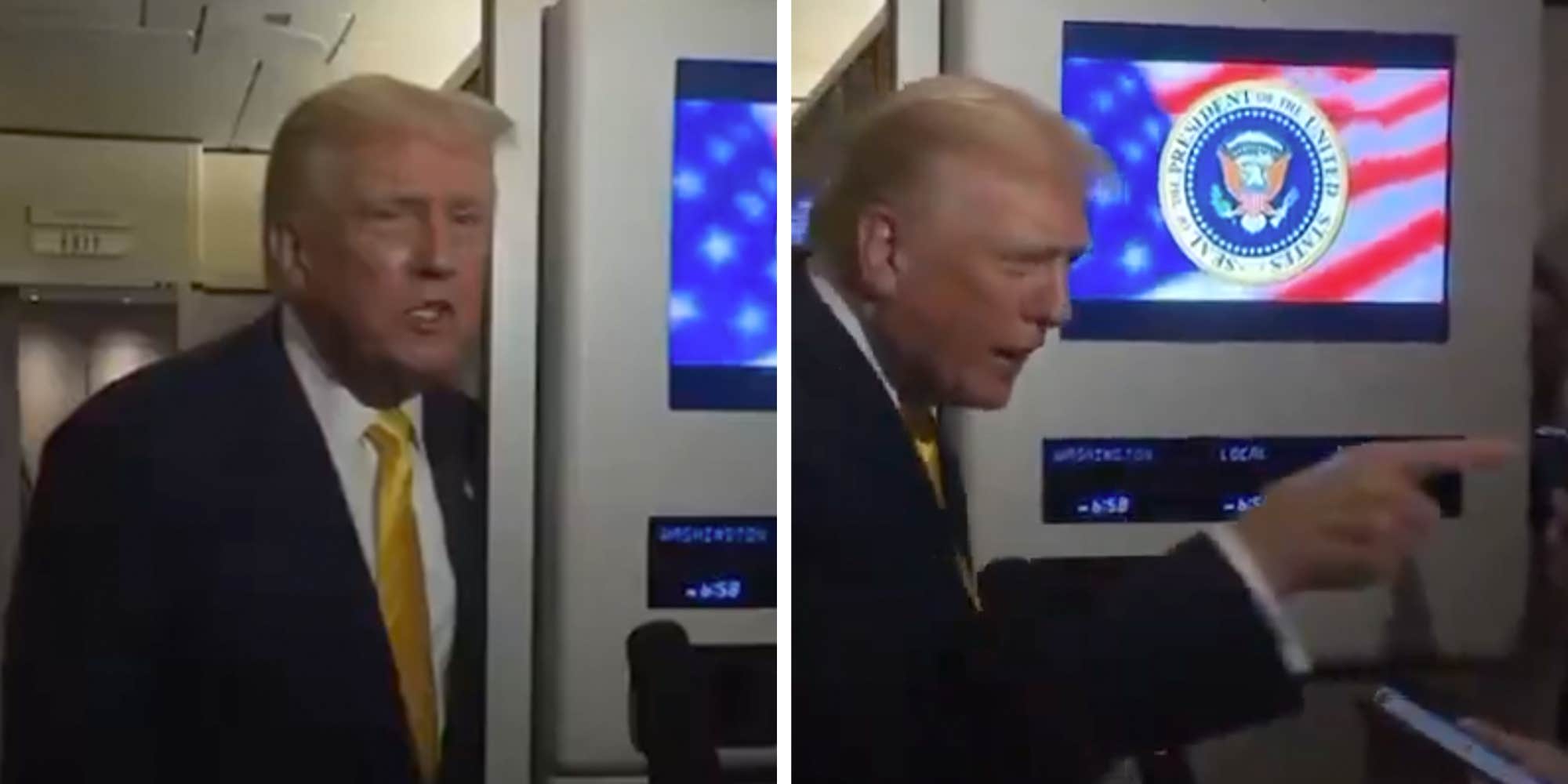 "So unprofessional and tacky": White House issues response after Trump tells reporter "quiet, piggy" for asking about Epstein files