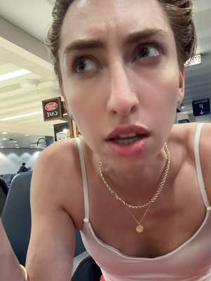 @cynthiastarich/TikTok says TSA scanners detected her tampon and sounded the alarm. 