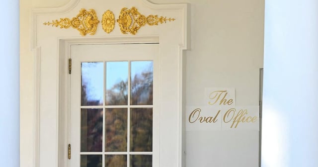 Trump, 79, Adds New Sign to Remind Him Where Oval Office Is