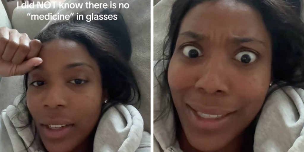 "We shouldn’t shame people for learning": Woman admits she thought glasses had "medicine" in the lenses