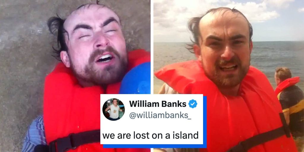 What's up with the viral dude claiming he's shipwrecked on an island? The William Banks stunt, explained