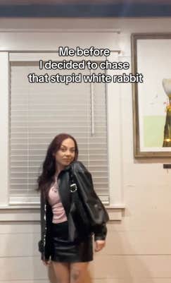 i decided to chase that stupid white rabbit