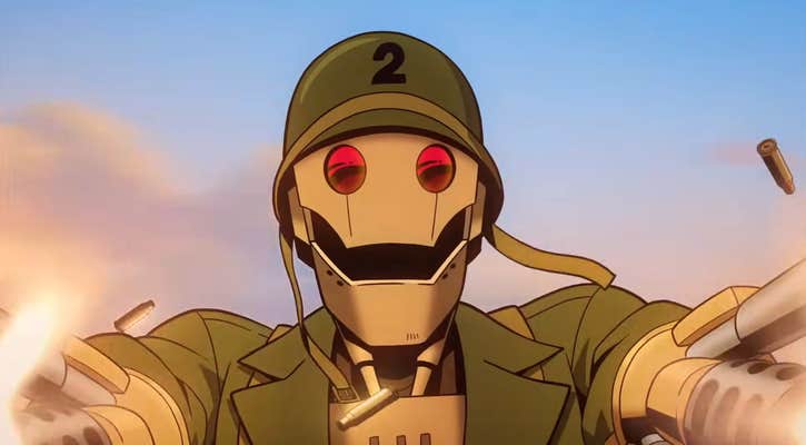 GI robot in Creature Commandos