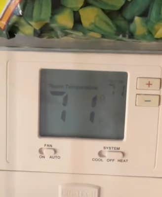 @flackoshahin/TikTok locked thermostat at 71 degrees
