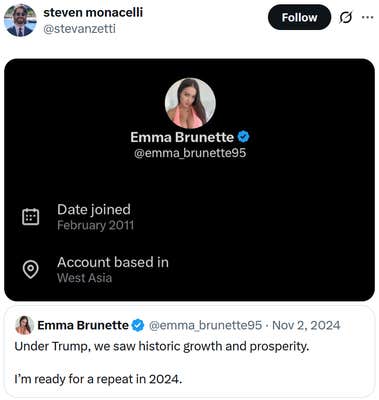 Quote tweet of a pro-<a href=