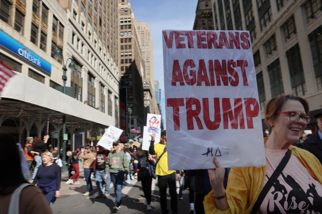 ‘Vets Say No’: Veterans Set to Protest Against Trump Nationwide