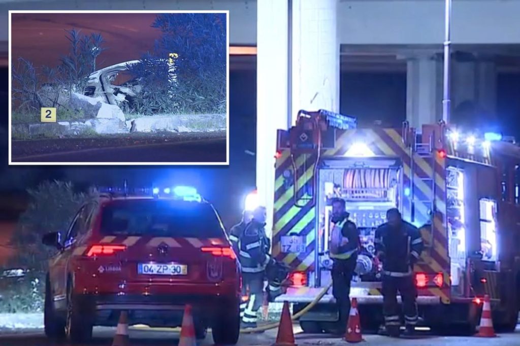 6 young adults killed in fiery BMW crash near US Embassy in tourist hotspot Lisbon