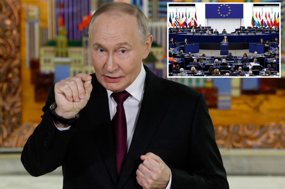 Vladimir Putin says he’s ready to go to war with Europe, griping that EU leaders have sabotaged peace talks