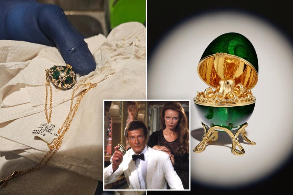 Police recover swallowed Fabergé pendant from suspect after a 6-day wait for it to reappear