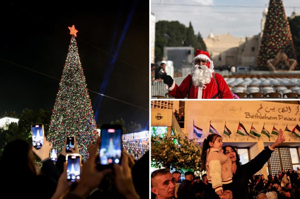 Christmas returns to Bethlehem with tree-lighting ceremony — for first time since outset of war in Gaza