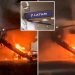 Panicked passengers escape plane after Brazil airport fire engulfs jet in smoke