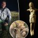Treasure hunter unearths 900-year-old figure of Jesus in windswept field