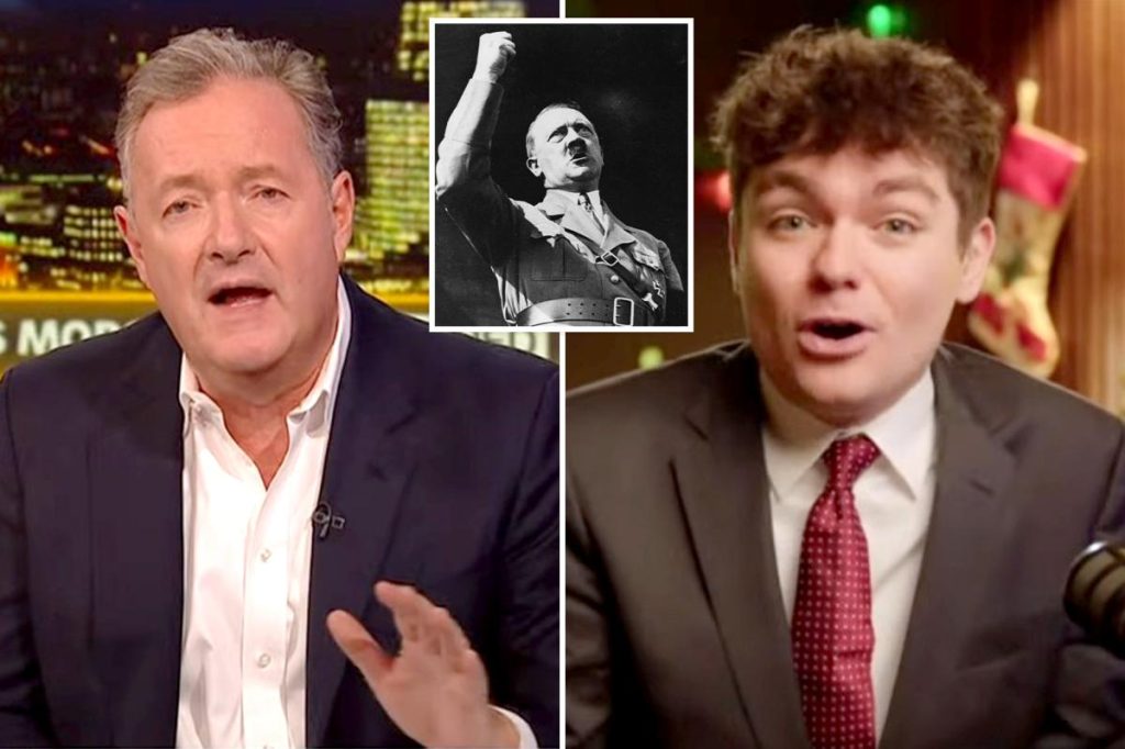 Piers Morgan slams Nick Fuentes for calling Hitler ‘f—king cool’: ‘What a crock of s—t’