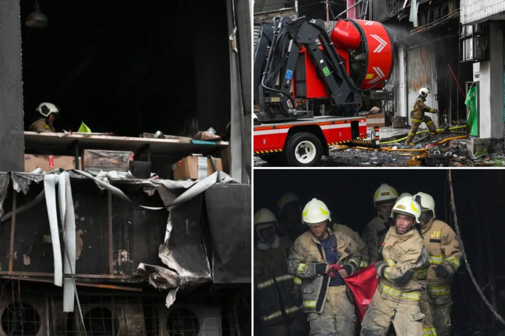 At least 22 people killed in office building fire in Indonesia’s capital